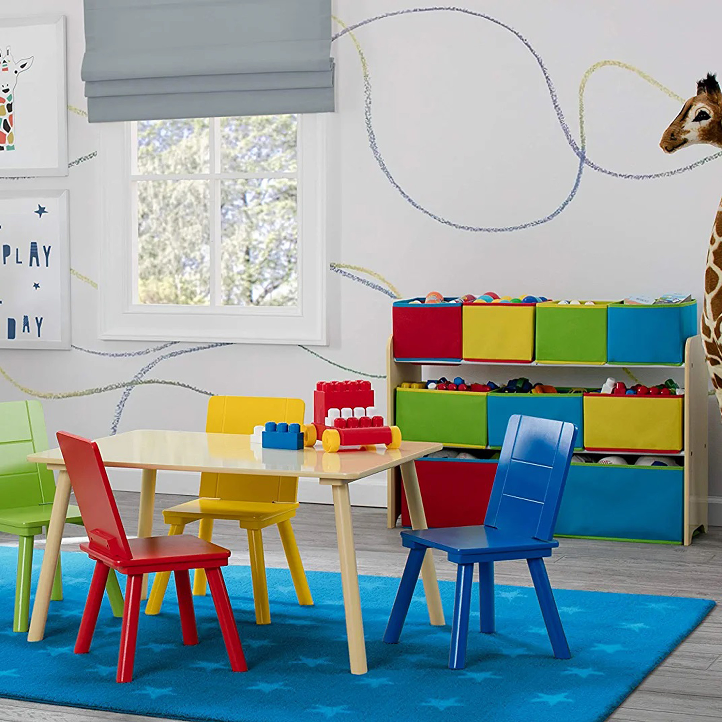 Benbo Kids Szivárvány játéktároló gyerekeknek