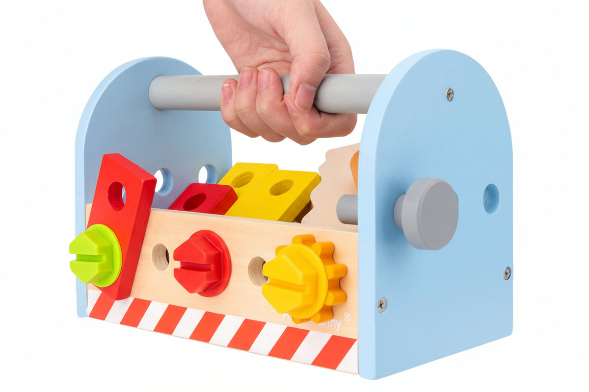Benbo Kids fa szerszámkészlet hordozható szerszámosládában