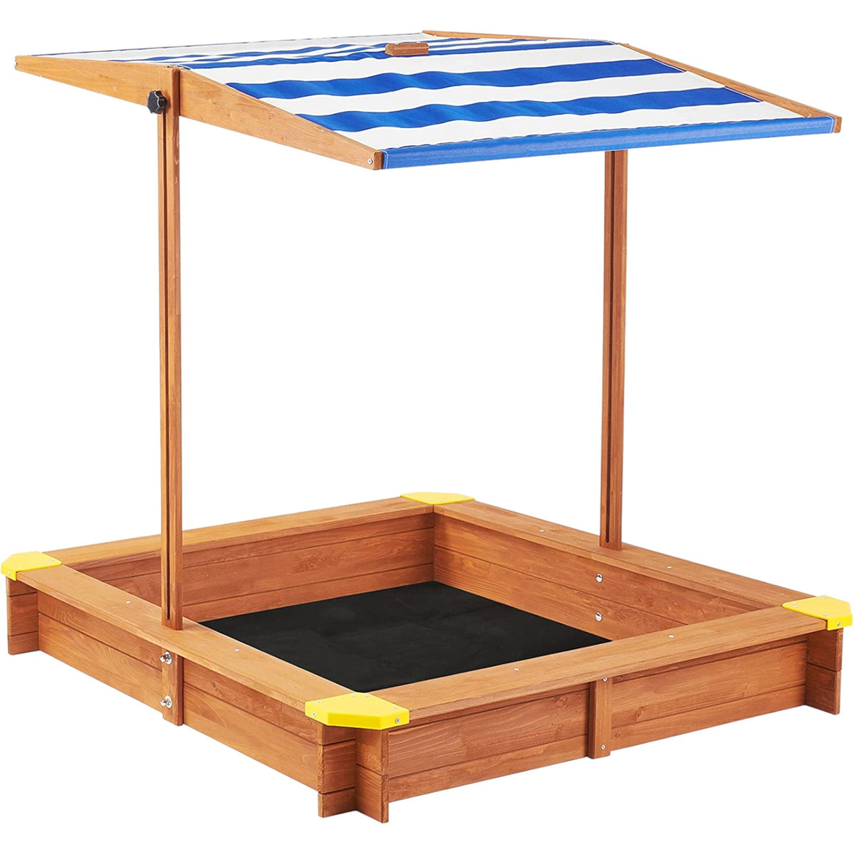 Benbo Kids fa gyermek homokozó 360°-ban állítható anti-UV napellenzővel – 118 × 118 cm