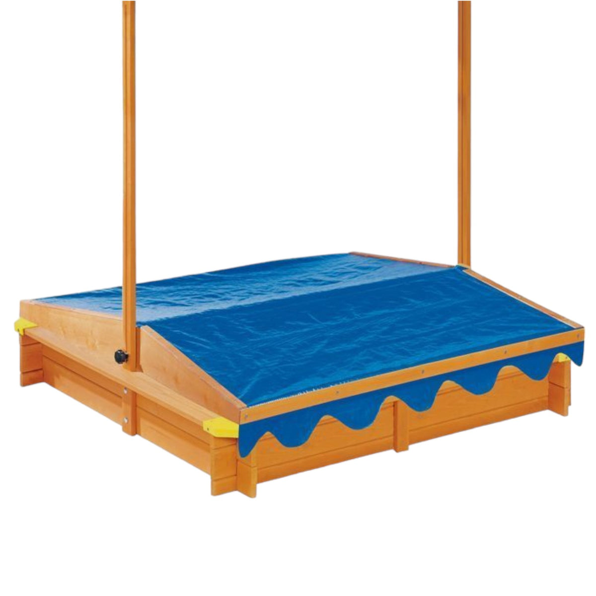 Benbo Kids fa homokozó állítható UV 30+ napellenzővel és takaróval – 112 × 112 cm