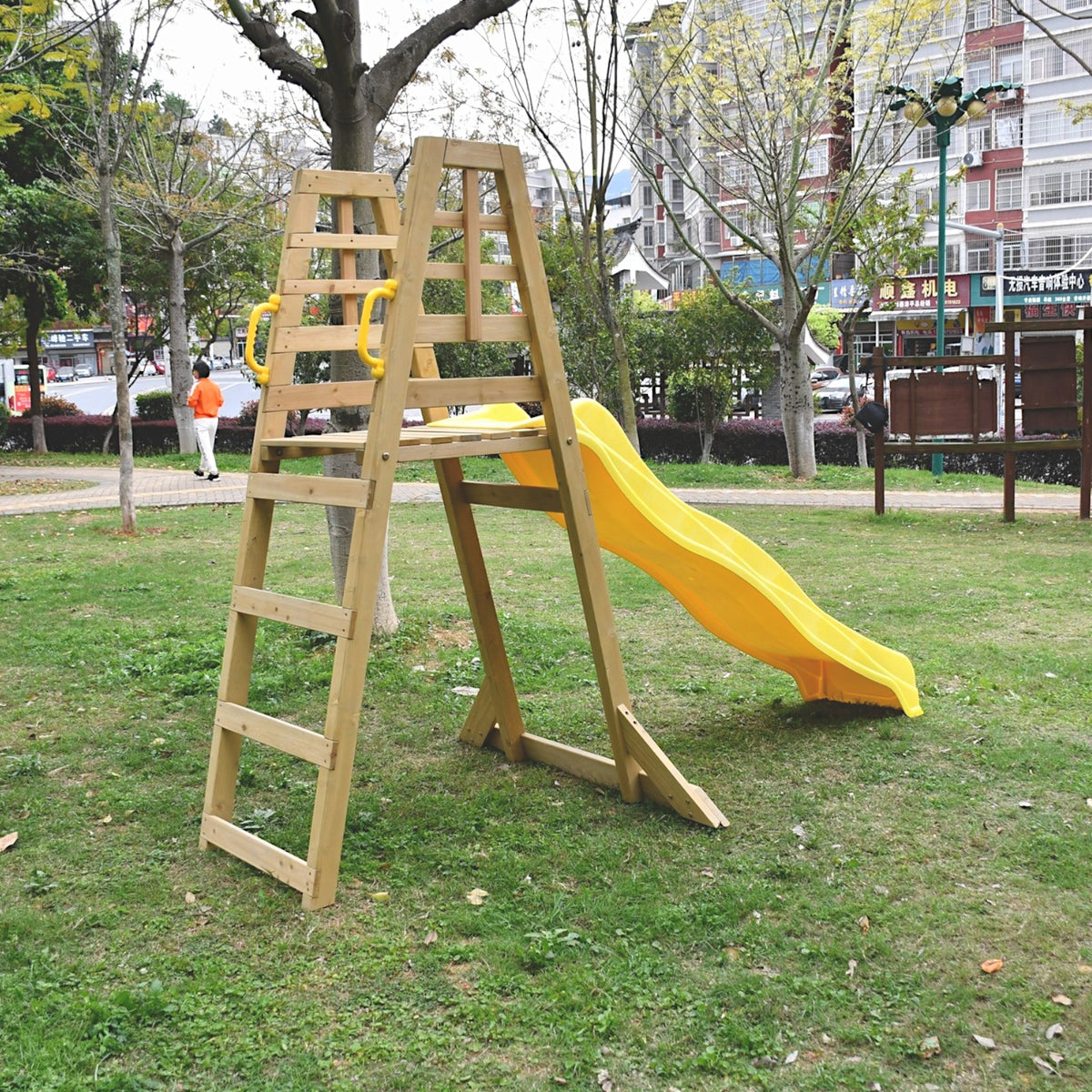 Benbo Kids fa kerti mászóka 2,2 méteres csúszdával