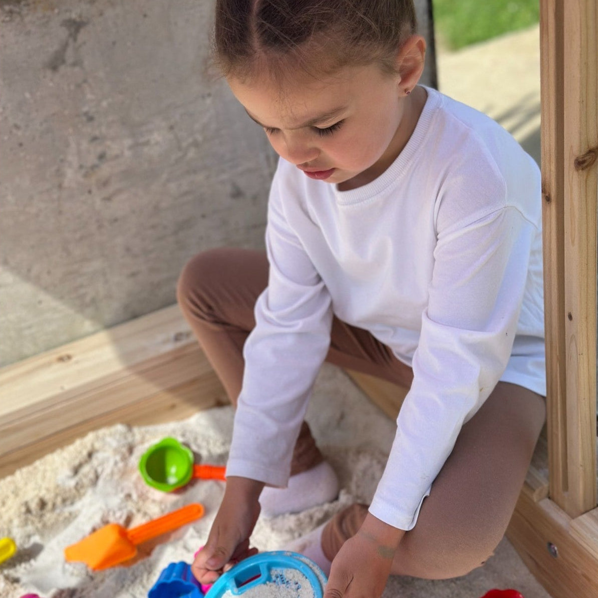 Benbo Kids fa homokozó állítható UV 30+ tetővel – 117 × 117 cm
