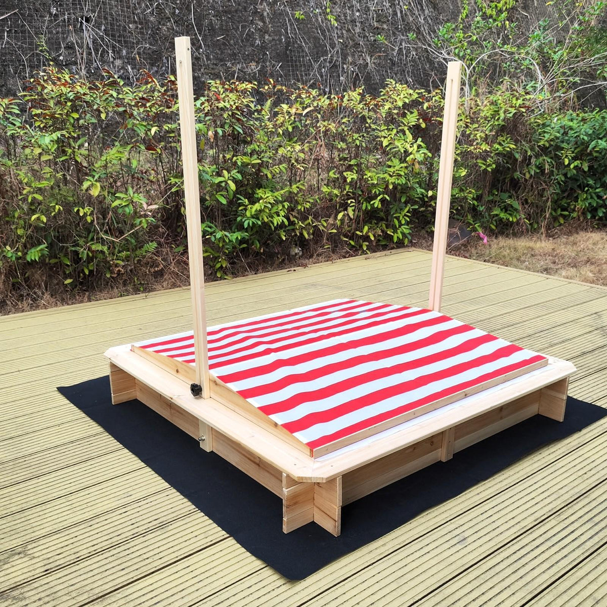 Benbo Kids fa homokozó állítható UV 30+ tetővel – 117 × 117 cm