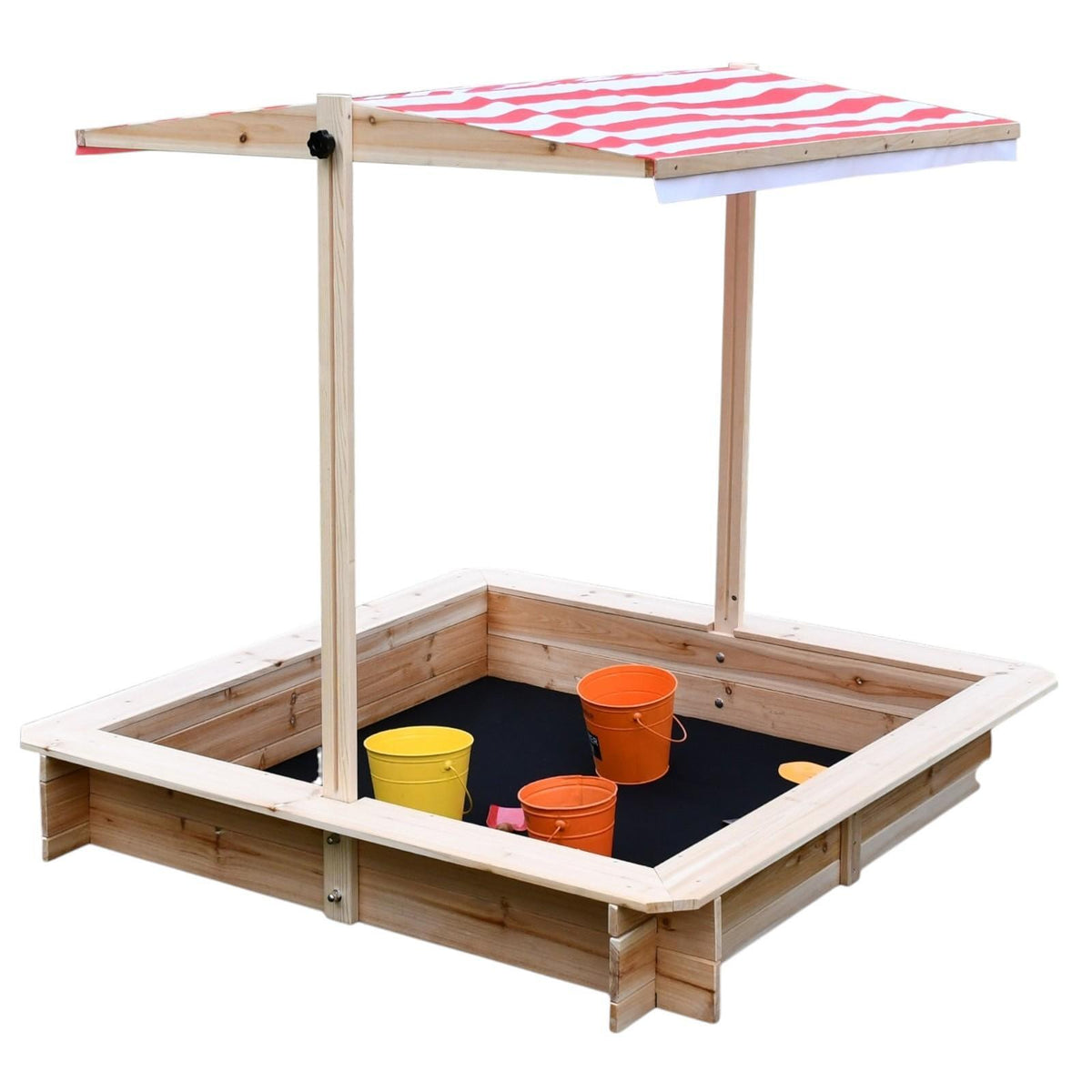 Benbo Kids fa homokozó állítható UV 30+ tetővel – 117 × 117 cm