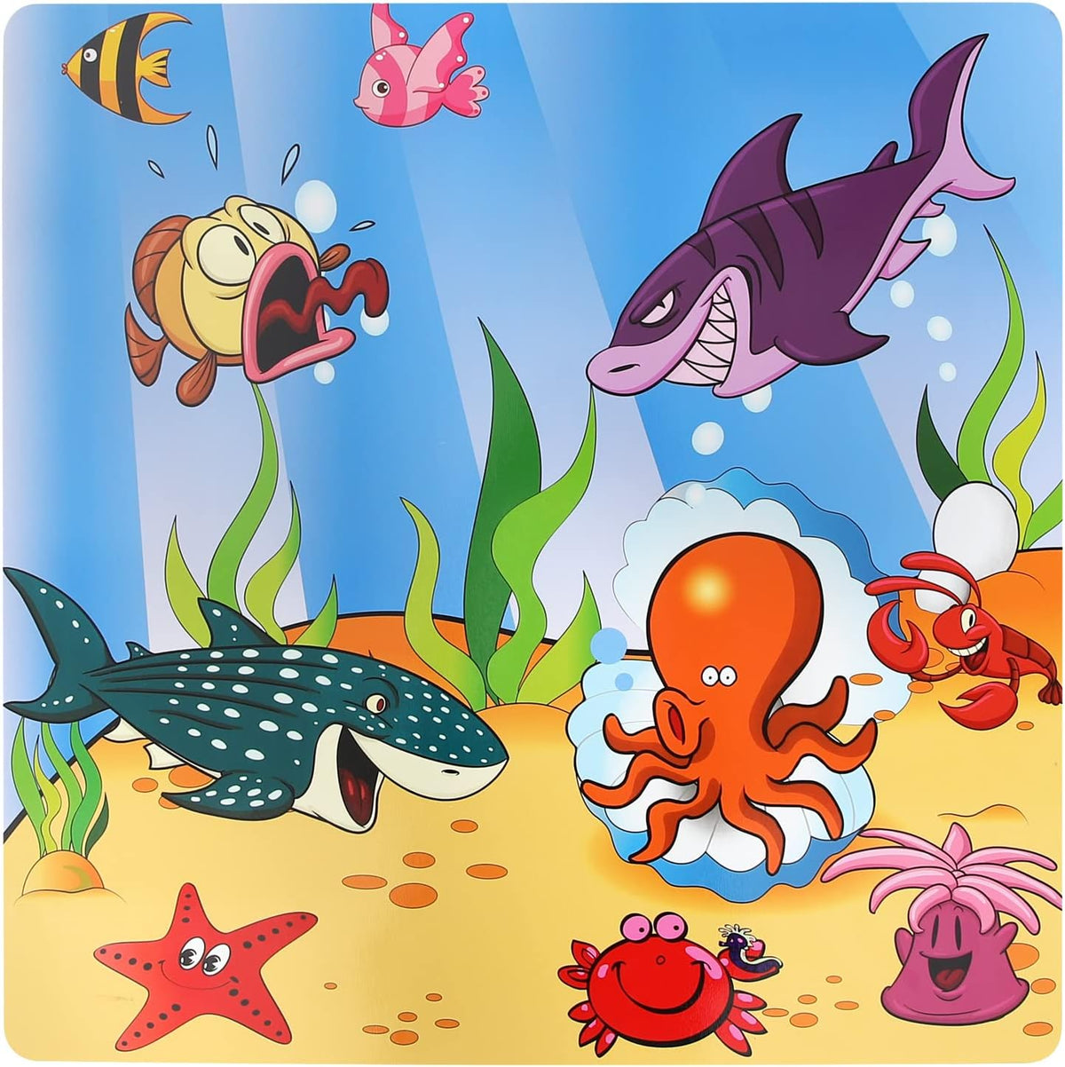 Benbo Kids SEA LIFE gyermekasztal 2 székkel – tengeri állatos