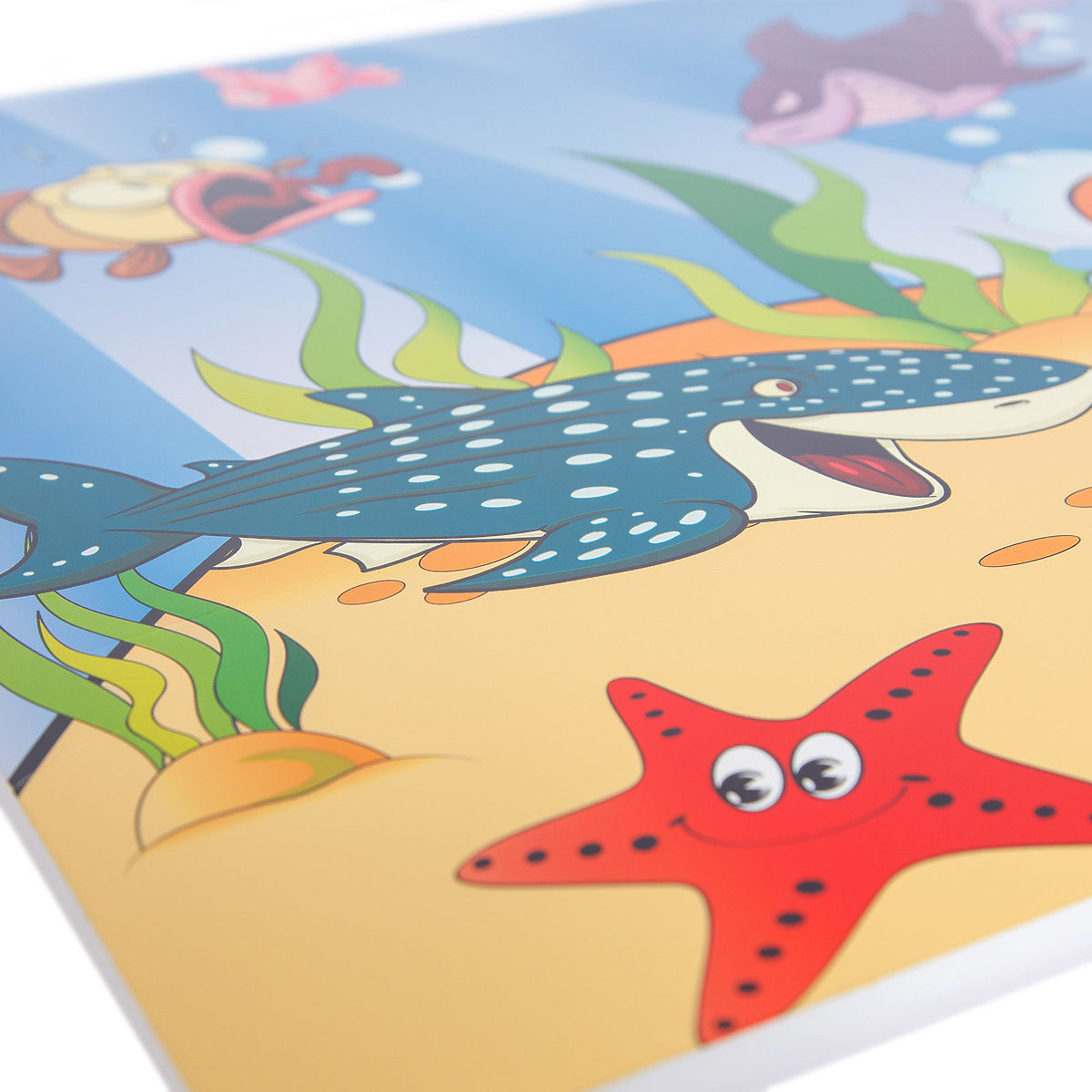 Benbo Kids SEA LIFE gyermekasztal 2 székkel – tengeri állatos
