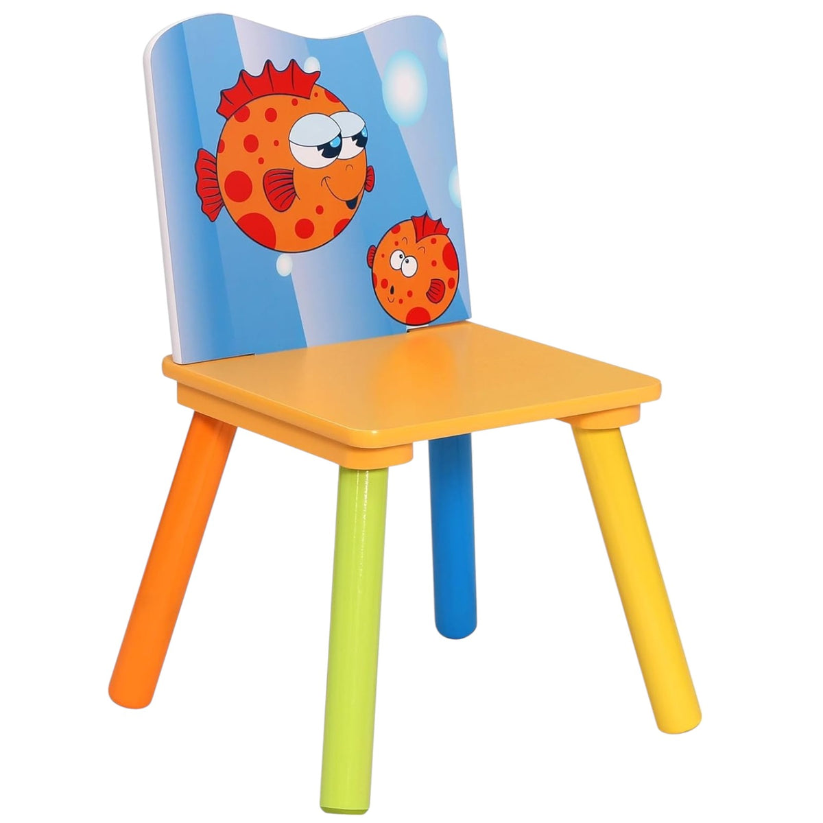 Benbo Kids SEA LIFE gyermekasztal 2 székkel – tengeri állatos
