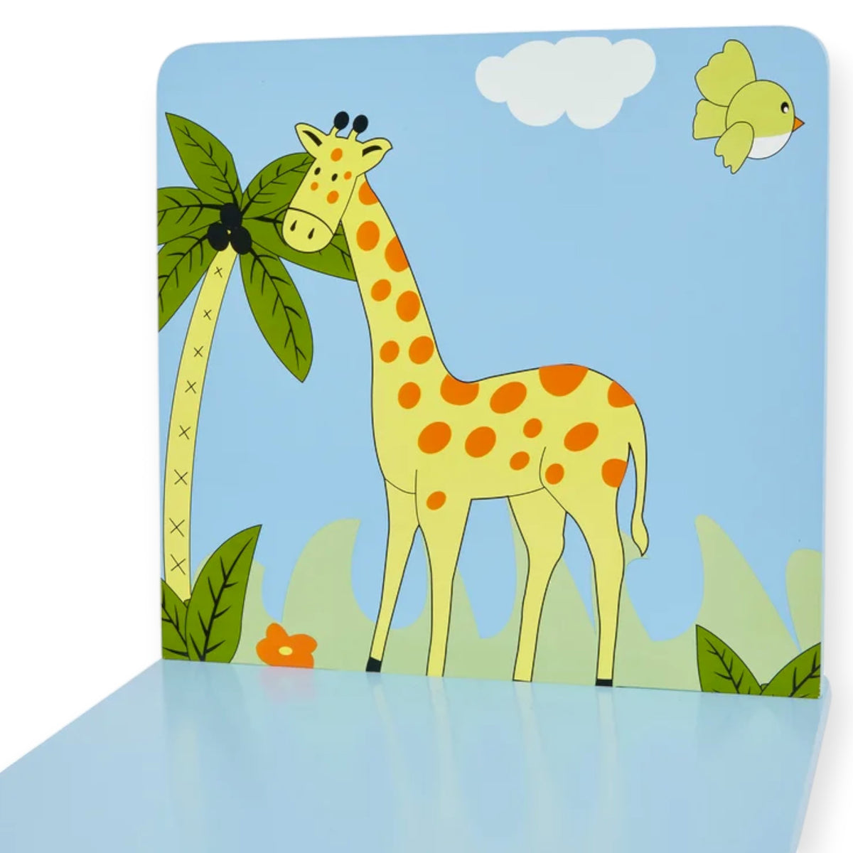 Benbo Kids SAVANNA gyermekasztal 2 székkel – zebra és zsiráf mintával