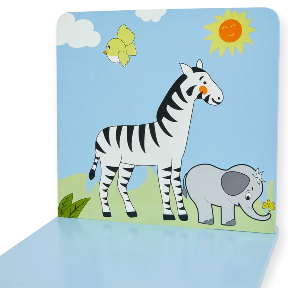 Benbo Kids SAVANNA gyermekasztal 2 székkel – zebra és zsiráf mintával