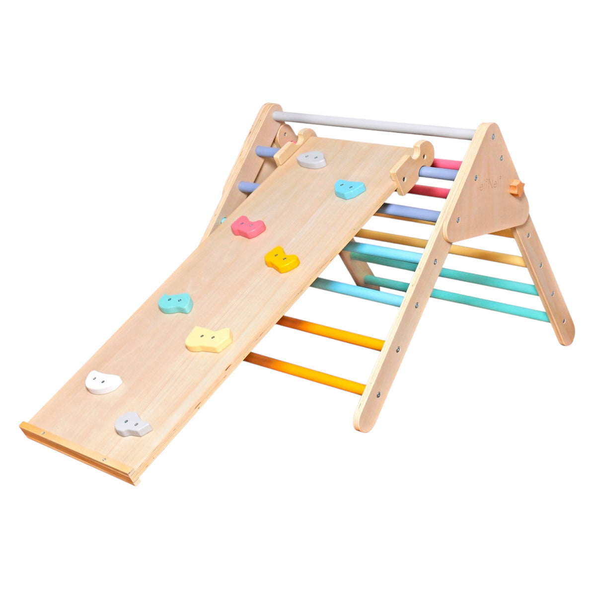 Benbo Kids 2 az 1-ben Pikler háromszög kétoldalas mászó- és csúszdarámpával