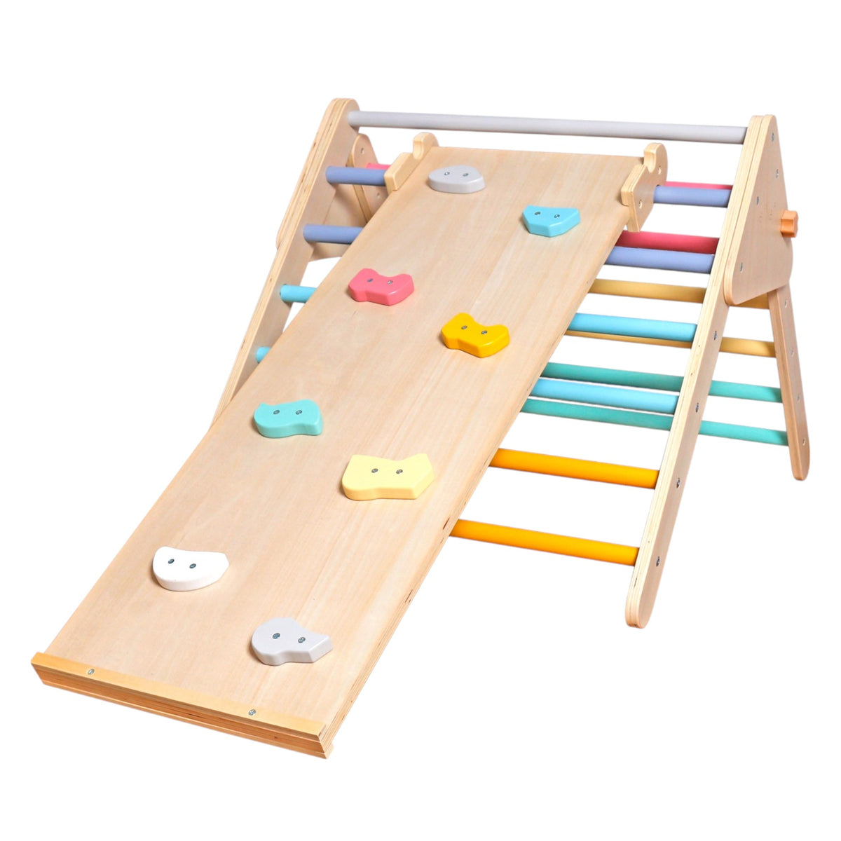 Benbo Kids 2 az 1-ben Pikler háromszög kétoldalas mászó- és csúszdarámpával