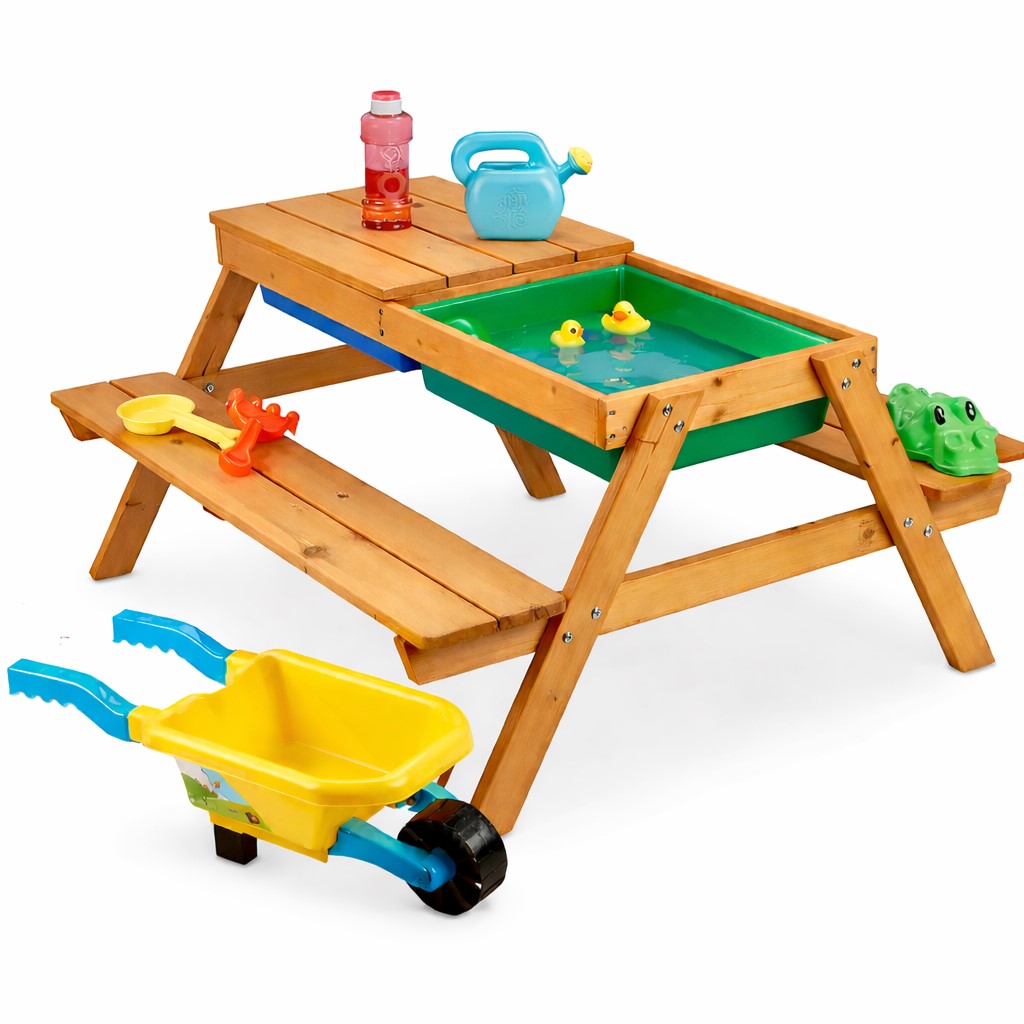 Benbo Kids fa gyermek homokozó és piknikasztal egyben