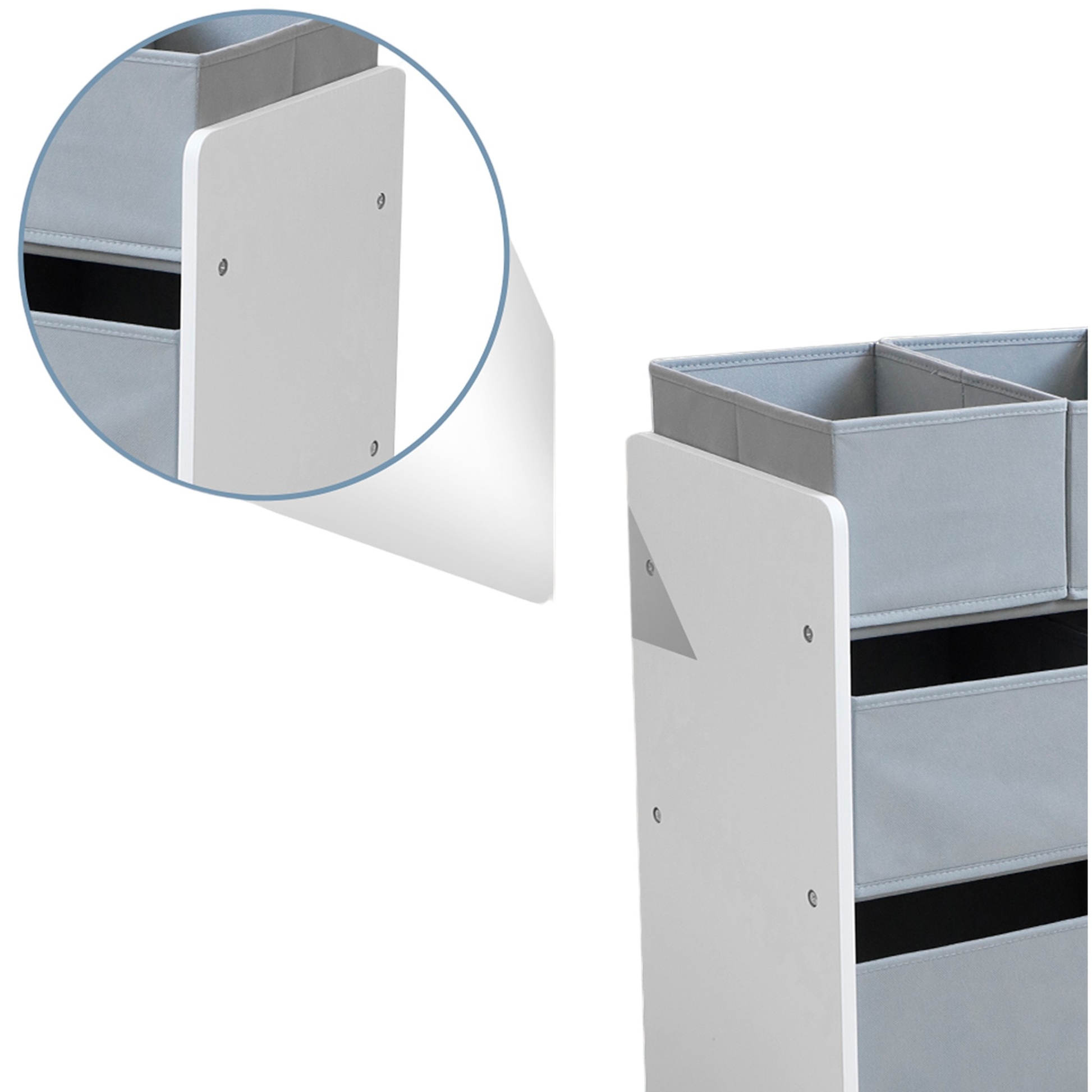 Benbo Kids játék rendszerező polc MDF vázzal