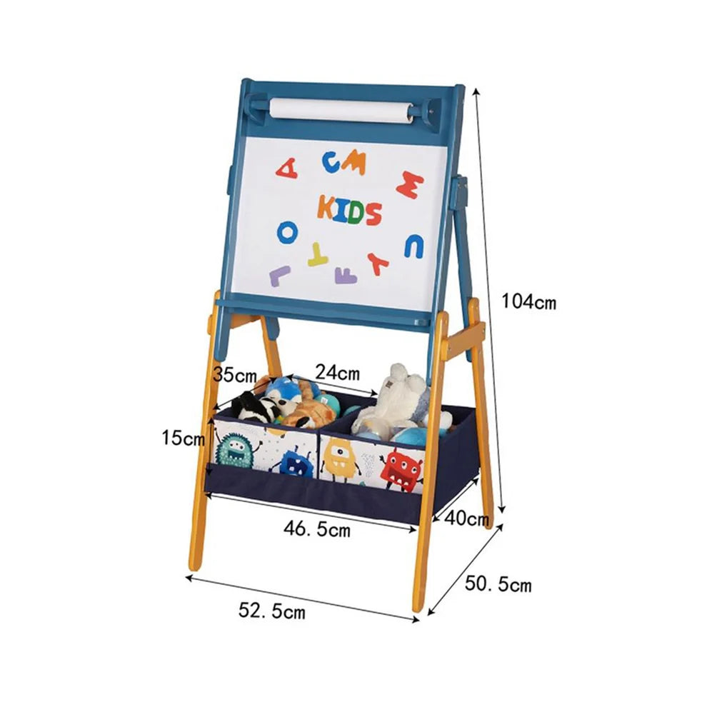 Benbo Kids MONSTER gyermek rajzállvány mágneses táblával, papírtekerccsel és tárolókkal