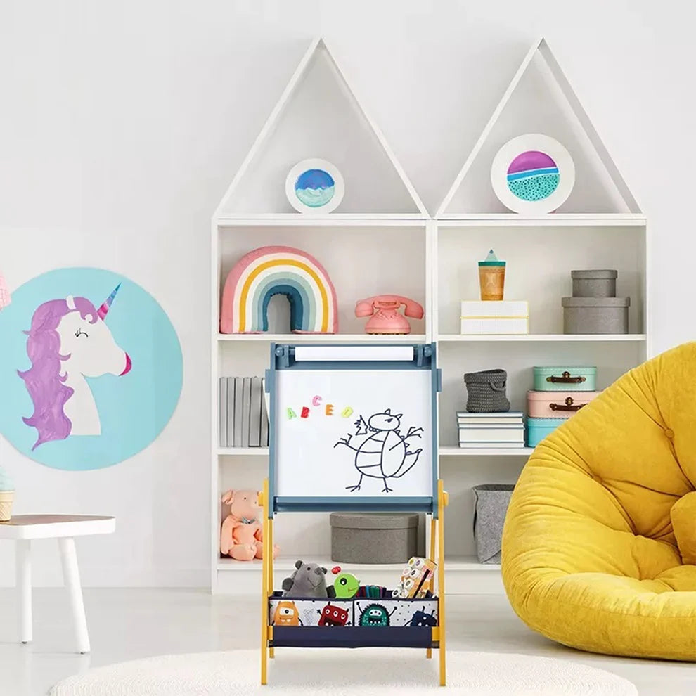 Benbo Kids MONSTER gyermek rajzállvány mágneses táblával, papírtekerccsel és tárolókkal