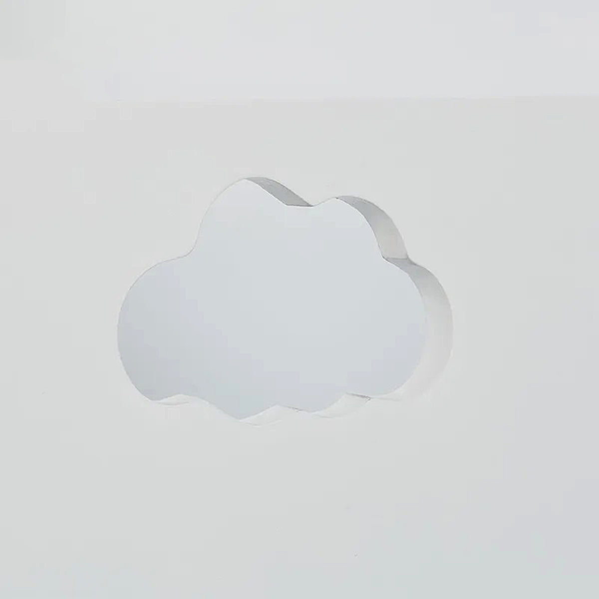 Benbo Kids CLOUD gyermek könyvespolc 3 rekesszel – fehér, felhő formájú