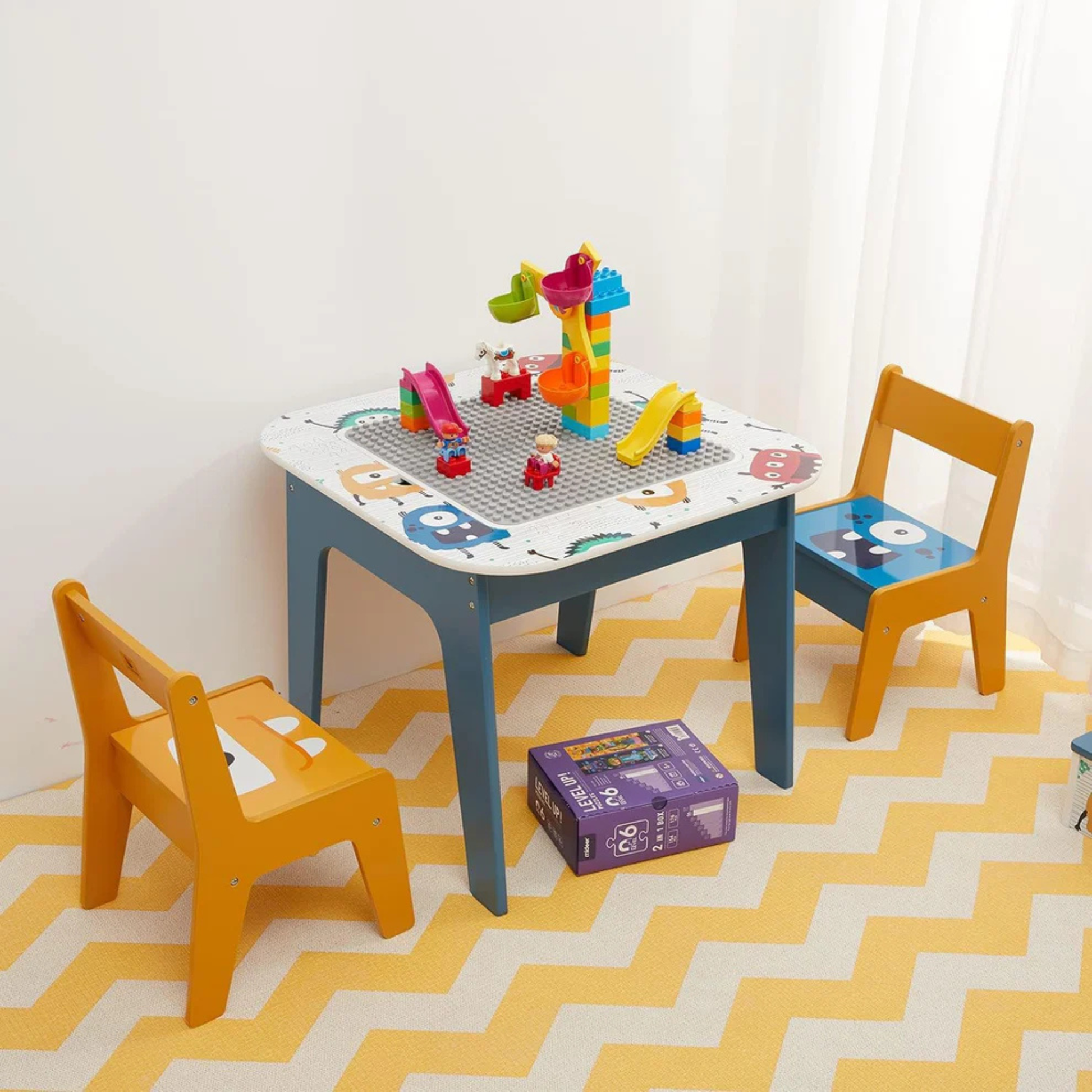 Kreatív gyerekbútor LEGO® építéshez és rajzoláshoz – Benbo Kids